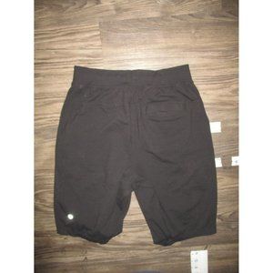 LULULEMON On The Move City Sweat Shorts MEDIUM Black